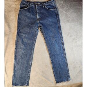 Wrangler Jeans Mens 38x34 Blue Premium Quality Pro Comfort Denim